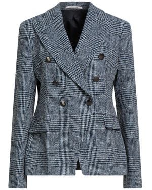 Tagliatore Blazer Virgin Wool, Acrylic, Viscose, Polyamide, Elastane - Blue