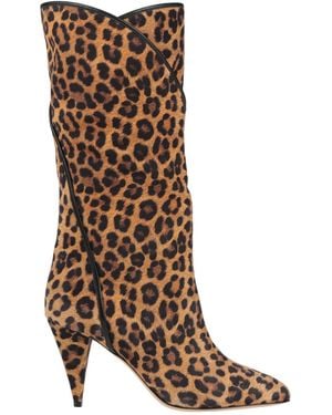 Casadei Camel Boot Leather - Brown
