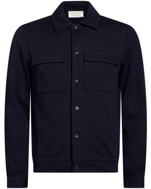 FILIPPO DE LAURENTIIS Midnight Shirt Cotton - Blue