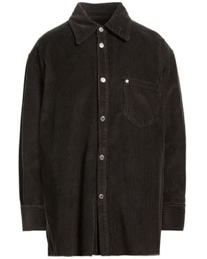 Ami Paris Dark Shirt Cotton - Black