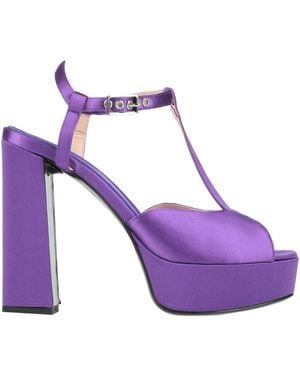 Fabi Sandals Textile Fibres - Purple