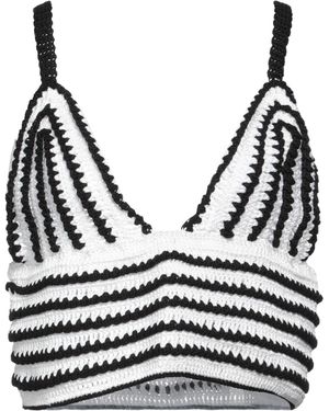 Roy Rogers Top Cotton, Elastane - Black