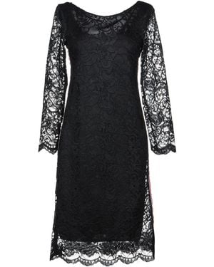Soallure Midi Dress Polyester - Black