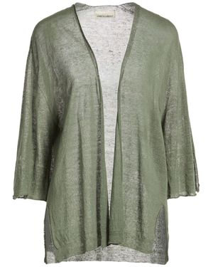 CARTA LIBERA Military Cardigan Viscose, Polyamide - Green