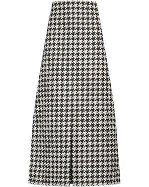 Burberry Maxi-Rock - Weiß