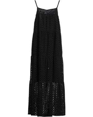 Alpha Studio Maxi Dress Cotton, Polyester - Black