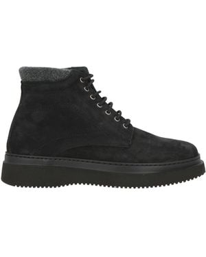 Baldinini Ankle Boots Leather, Textile Fibres - Black
