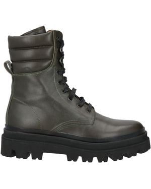 Eleventy Ankle Boots Leather - Black