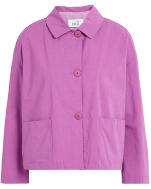 Niu Jacket Cotton, Elastane - Gray