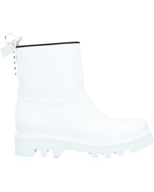 Red(V) Botines de caña alta - Blanco