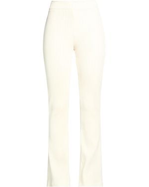 Avenue Montaigne Pants Cotton, Modal, Polyester, String - White