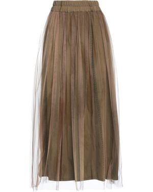Gentry Portofino Maxi Skirt Polyester - Brown