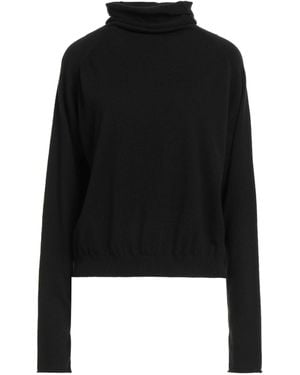 Isabel Benenato Turtleneck Cashmere - Black