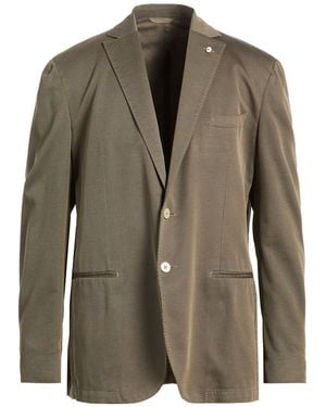 L.B.M. 1911 Blazer Cotton, Mohair Wool - Green