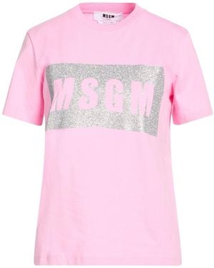 MSGM T-Shirts - Pink