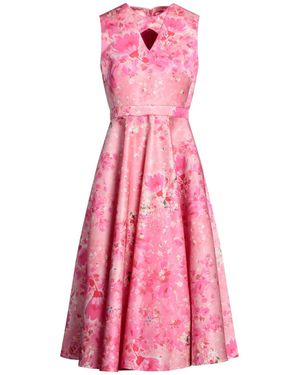 Salvatore Piccione Midi Dress Polyester, Elastane - Pink