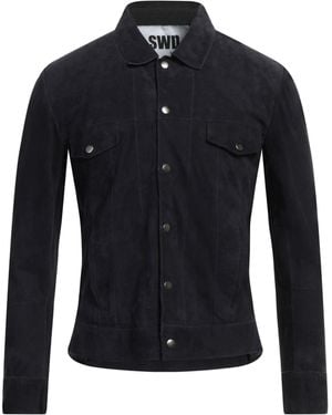 SWD by S.w.o.r.d. Midnight Jacket Leather - Blue