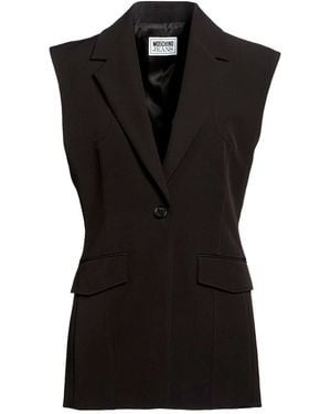 Moschino Blazer Polyester, Elastane - Black