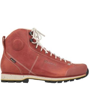 Dolomite Brick Ankle Boots Leather, Textile Fibres - Pink