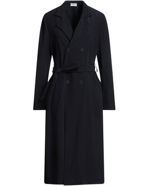 RUE DU BAC Overcoat & Trench Coat Polyester, Viscose, Elastane - Black