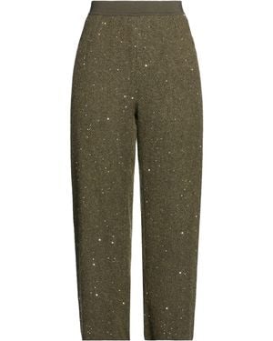 Gentry Portofino Military Trousers Virgin Wool, Alpaca Wool, Mohair Wool, Polyamide, Viscose - Green