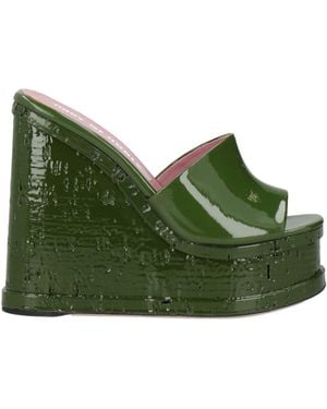 HAUS OF HONEY Sandals - Green