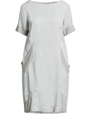 European Culture Mini Dresses - Grey