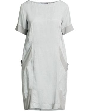 European Culture Mini Dresses - Gray