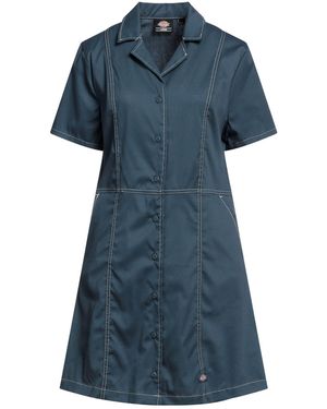 Dickies Mini Dress Polyester, Cotton, Elastane - Blue
