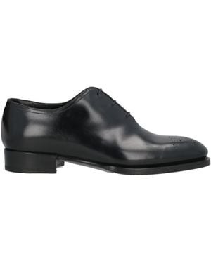 Santoni Lace-Up Shoes Leather - Black
