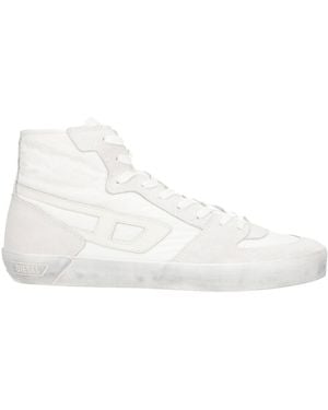 DIESEL Light Trainers Cow Leather, Polyester - White