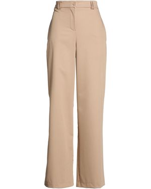 Kontatto Sand Pants Polyester, Viscose, Elastane - Natural