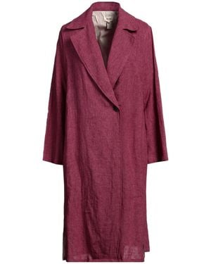 Diega Overcoat & Trench Coat - Red