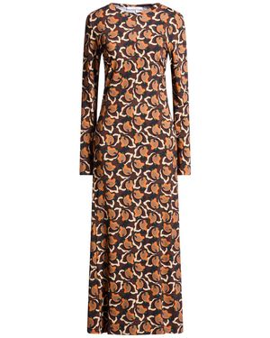 Maliparmi Maxi Dress Viscose, Elastane - Natural