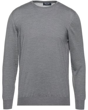 Drumohr Sweater Merino Wool - Gray