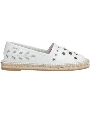 Red(V) Espadrilles - White