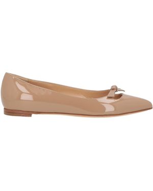 Sergio Rossi Ballet Flats Calfskin - Natural