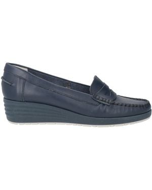 Melluso Midnight Loafers Leather - Blue