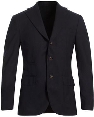 Eleventy Midnight Blazer Wool - Blue