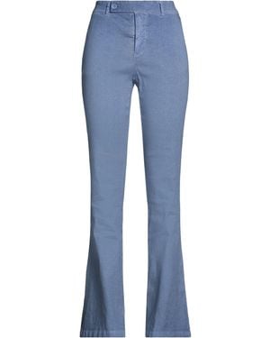 120% Lino Slate Pants Linen, Cotton, Elastane - Blue