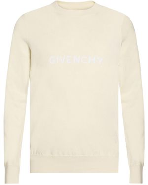 Givenchy Ivory Sweater Cotton - White