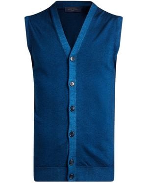 Daniele Fiesoli Cardigan Merino Wool - Blue