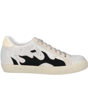 Bibi Lou Taupe Trainers Leather - Multicolour