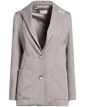 ViCOLO Blazer Viscose, Polyester - Gray