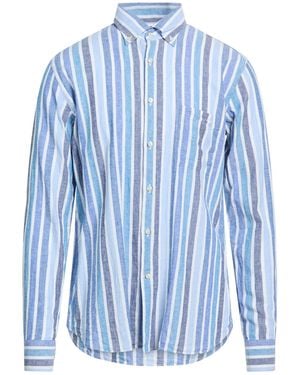 Ghirardelli Shirt Linen, Cotton - Blue