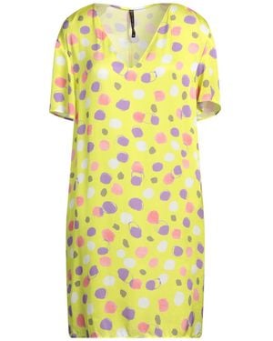Manila Grace Light Mini Dress Viscose - White