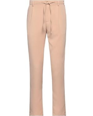 Daniele Alessandrini Trousers Polyester, Elastane - Natural