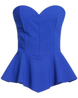 La Petite Robe Di Chiara Boni Bright Top Polyamide, Elastane - Blue