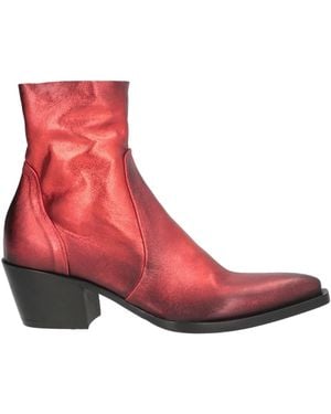 Strategia Ankle Boots - Red