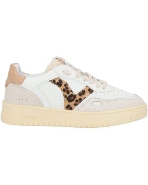 Victoria Sneakers Leather, Textile Fibers - Natural